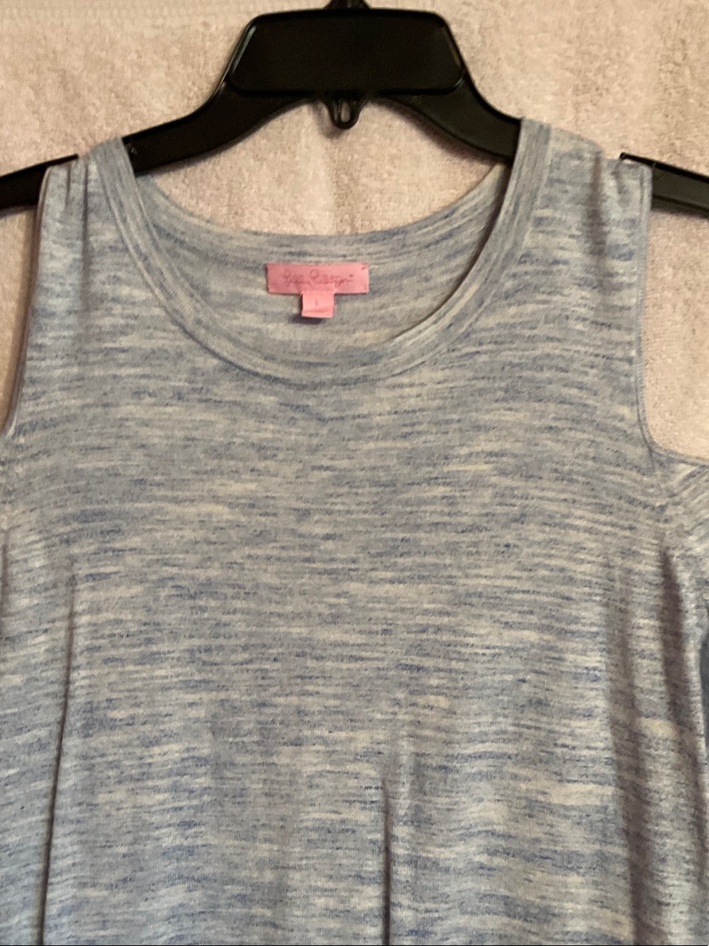 Lilly Pulitzer Light Heather Blue Knit Tank